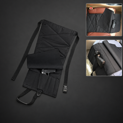 TG Tactical Car Seat Gun Bag & Organizer, Black Nylon Vehicle Storage