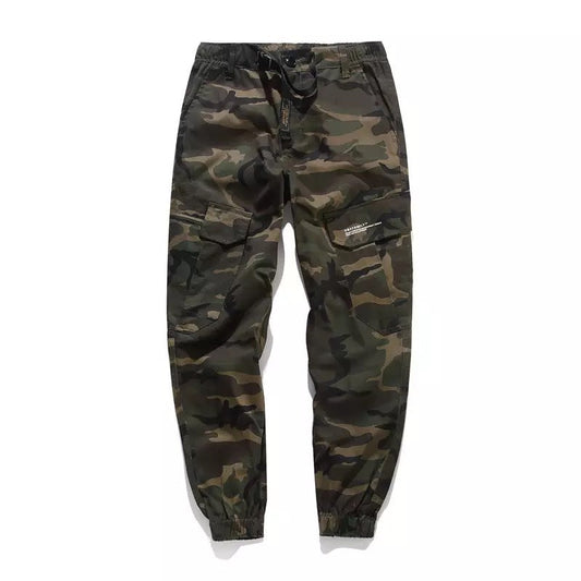 TG men's camo fleece-lined straight leg jogger pants