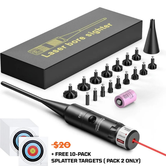 TG Bullseye 2.0 laser bore sight kit with adapters