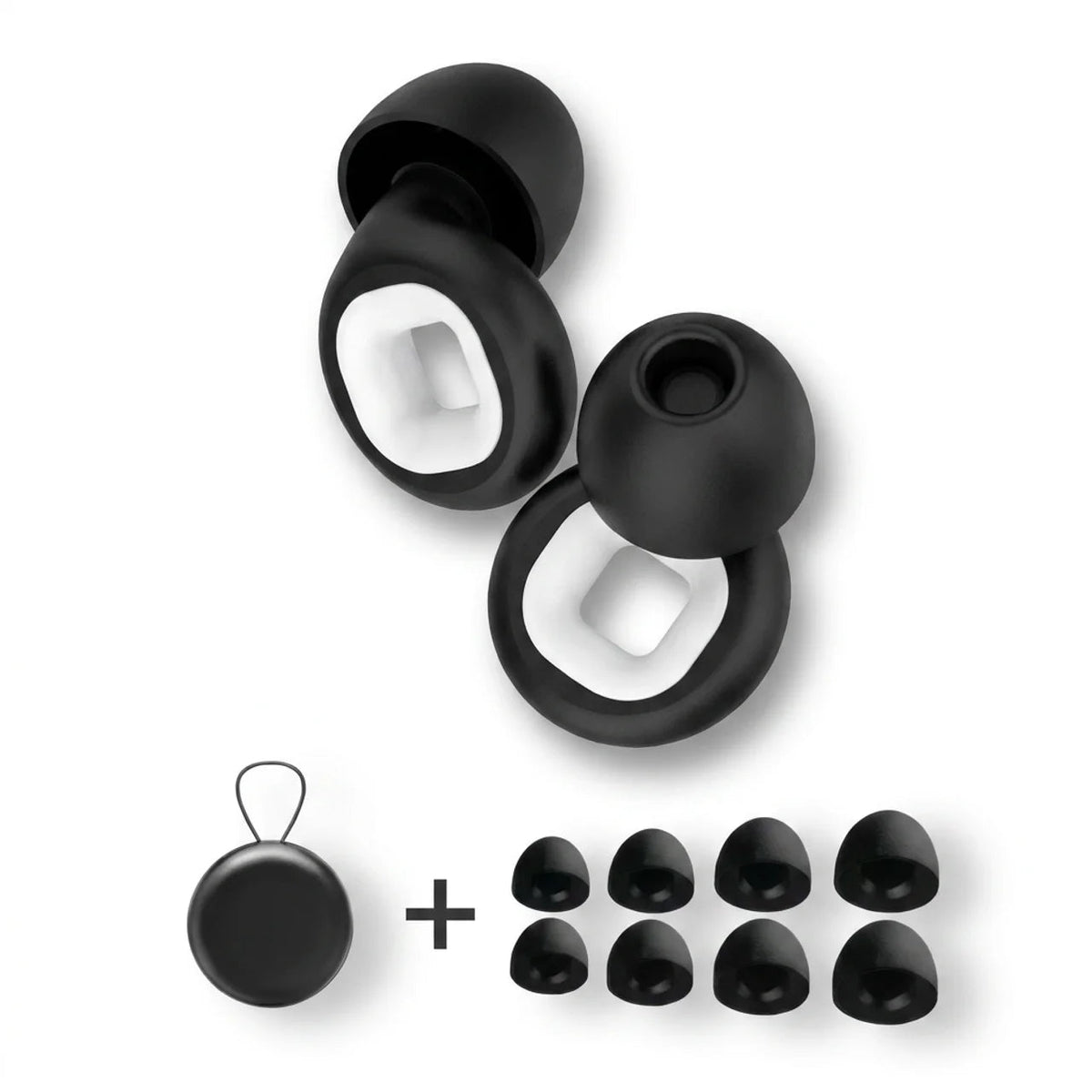 TG RangePlug 27 filtered shooting ear plugs with silicone tips and keychain case
