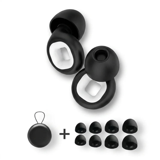 TG RangePlug 27 filtered shooting ear plugs with silicone tips and keychain case