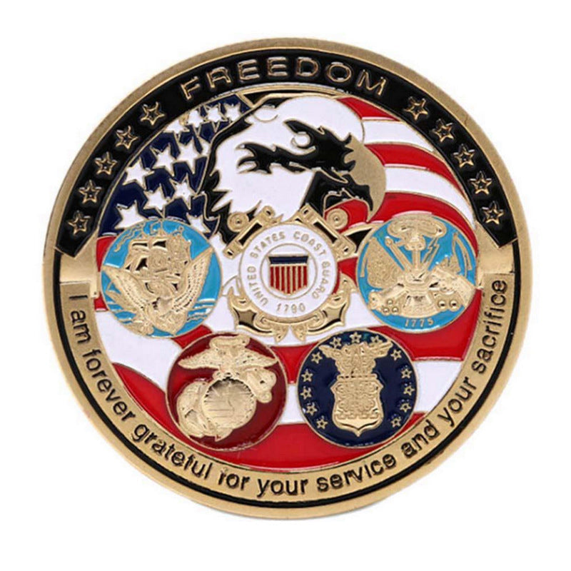 TG Liberty commemorative coin, reverse side design