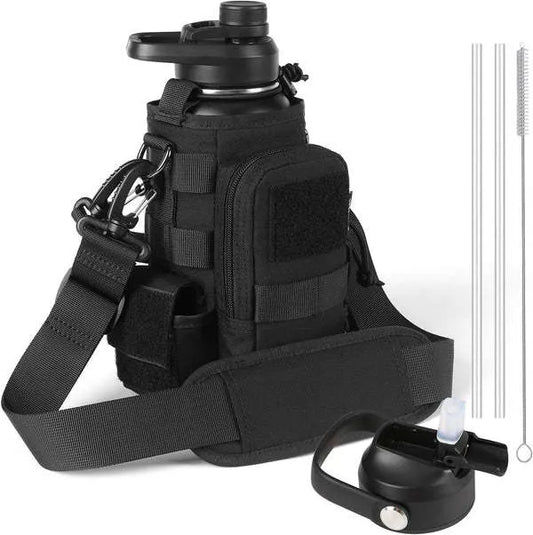 TG black tactical water bottle, 32 oz