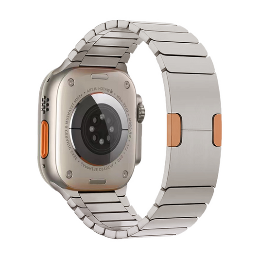 TG titanium bracelet band for Apple Watch in Titanium Orange