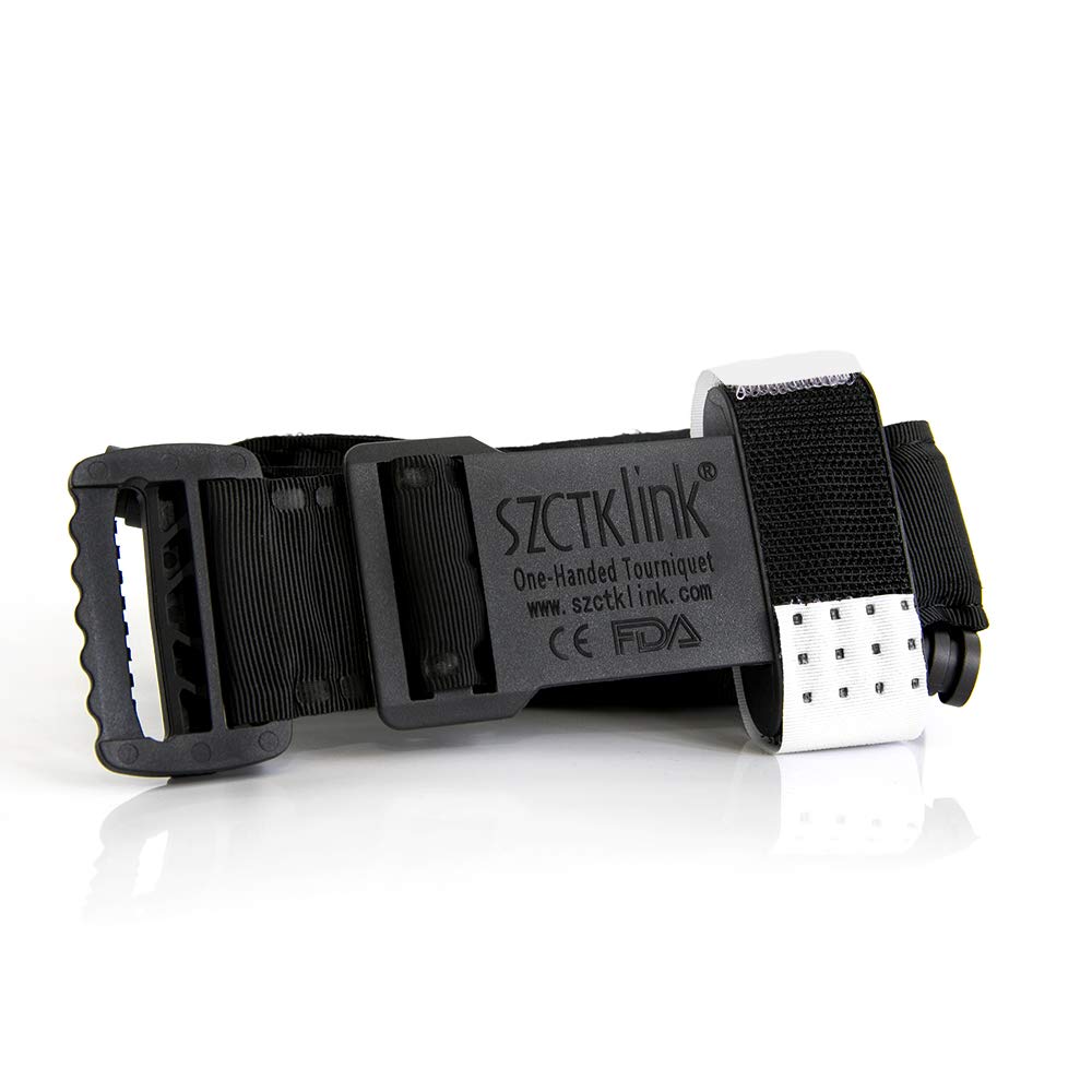 TG tourniquet with red strap tip