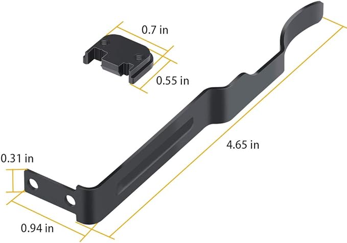 TG ambidextrous pistol belt clip detail