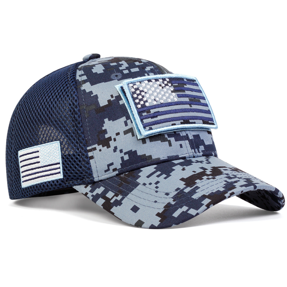 TG tactical camo sun hat with hook-and-loop patch area