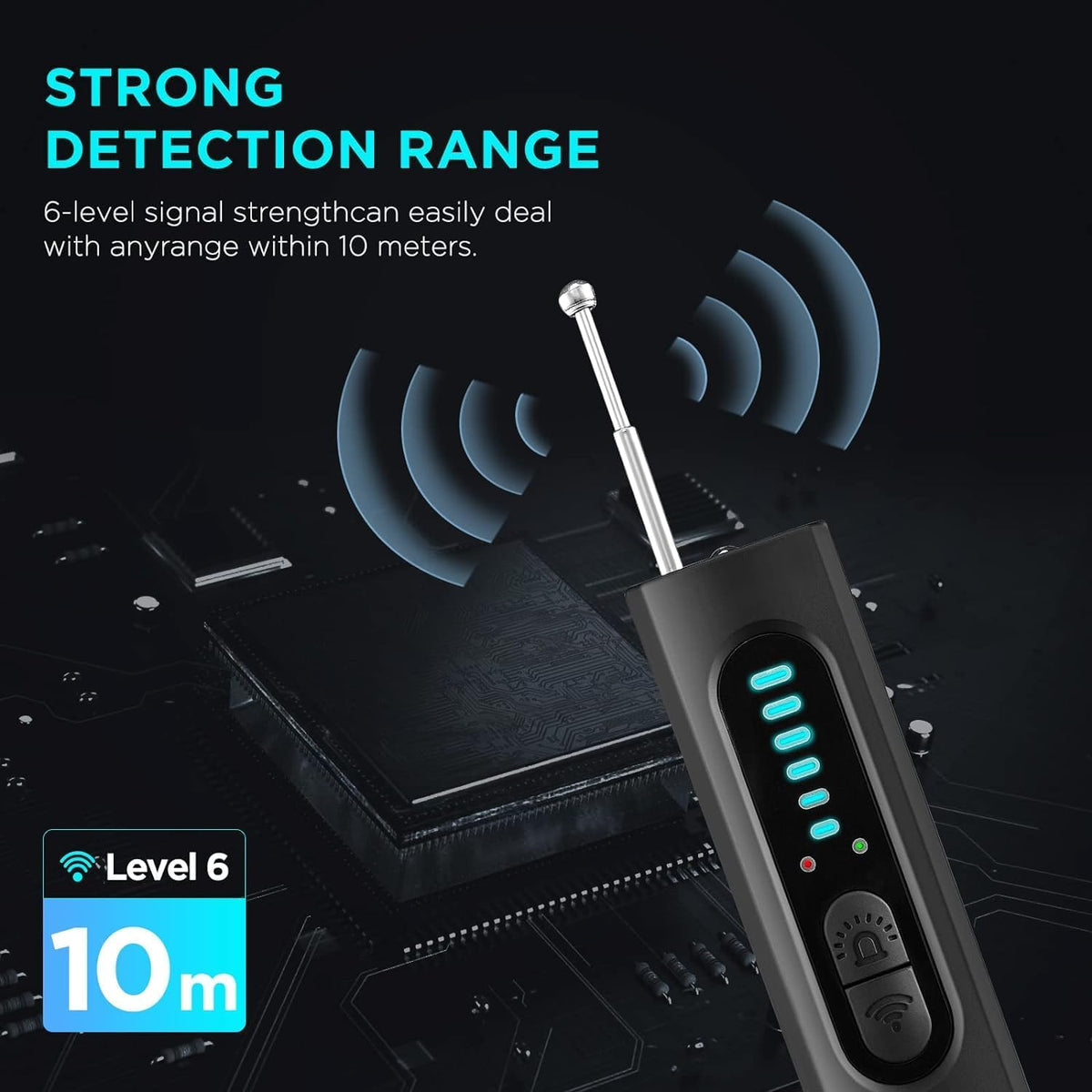 TG ShadowGuard hidden camera and GPS detector, product view 3