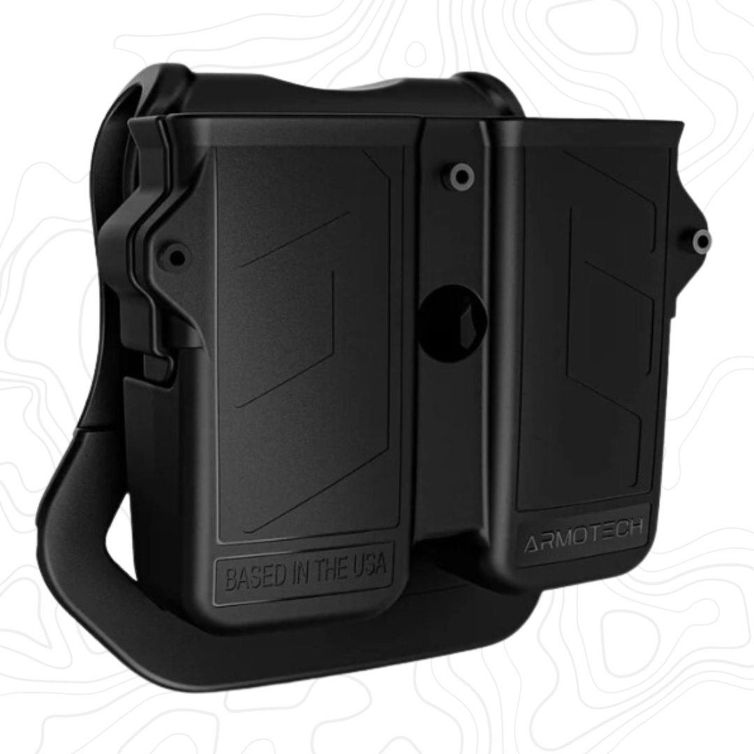 TG UniMag Duo polymer double magazine pouch with paddle mount