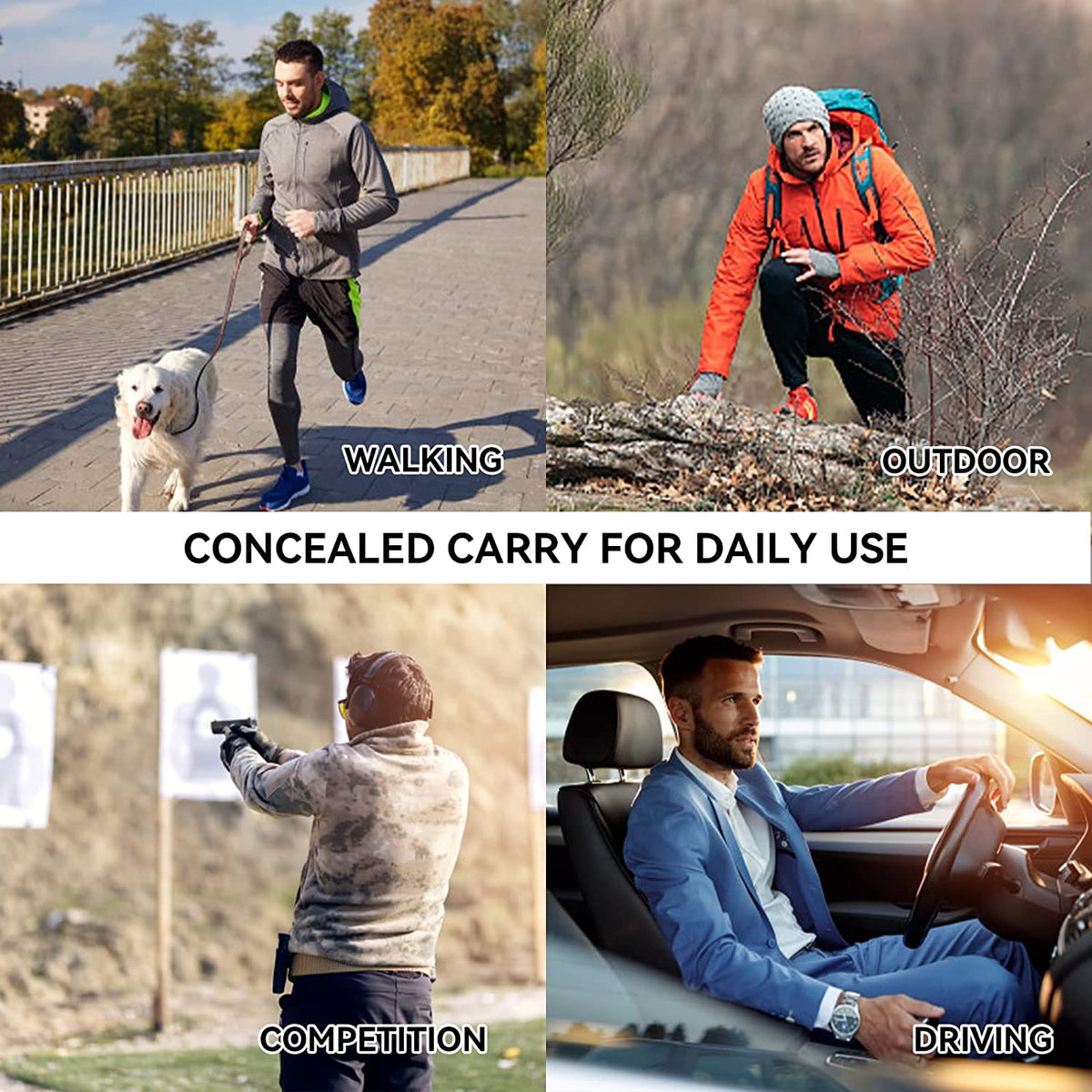 TG universal holster carry positions