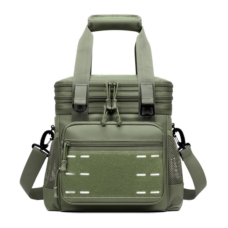 TG army green foldable Oxford cloth picnic cooler bag