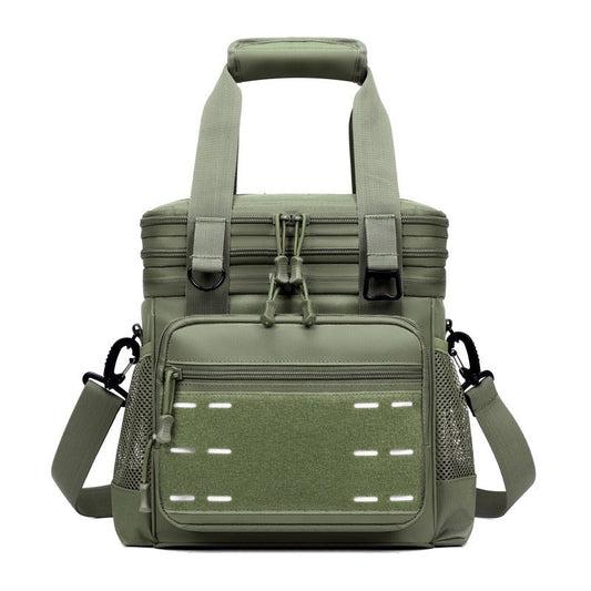 TG army green foldable Oxford cloth picnic cooler bag