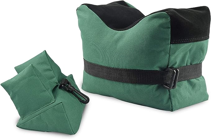 TG shooting rest bags in army green for rifle and shotgun