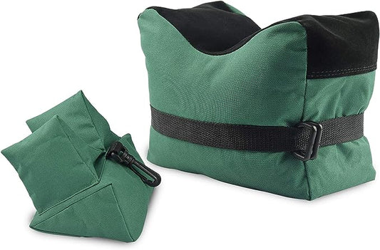 TG shooting rest bags in army green for rifle and shotgun