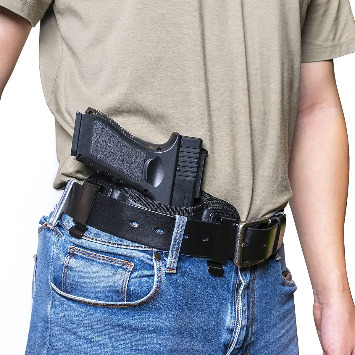 TG universal holster worn for concealed carry
