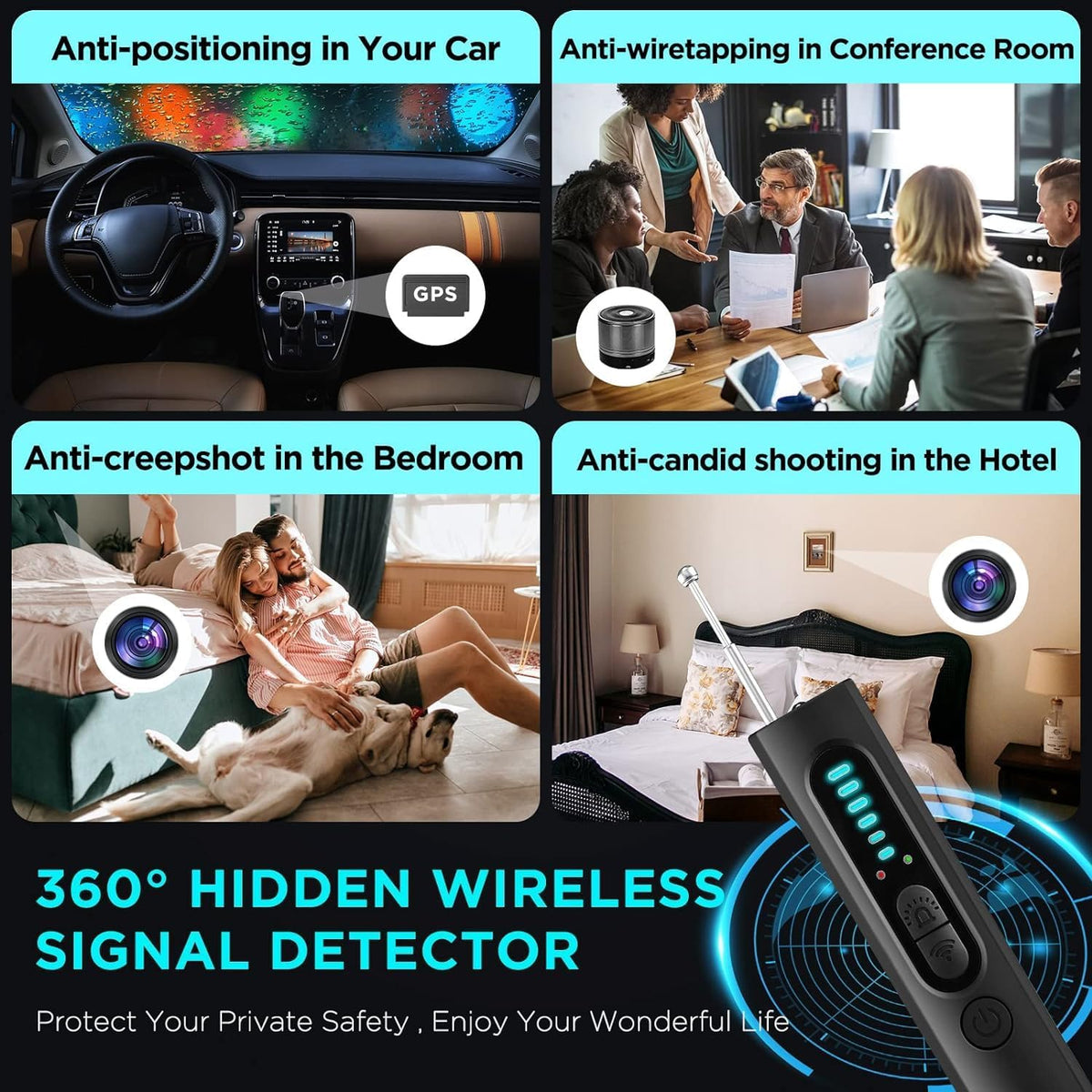 TG ShadowGuard hidden camera and GPS detector, product view 4