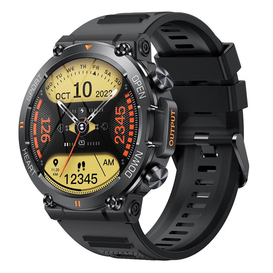 TG M100 black tactical Bluetooth smartwatch