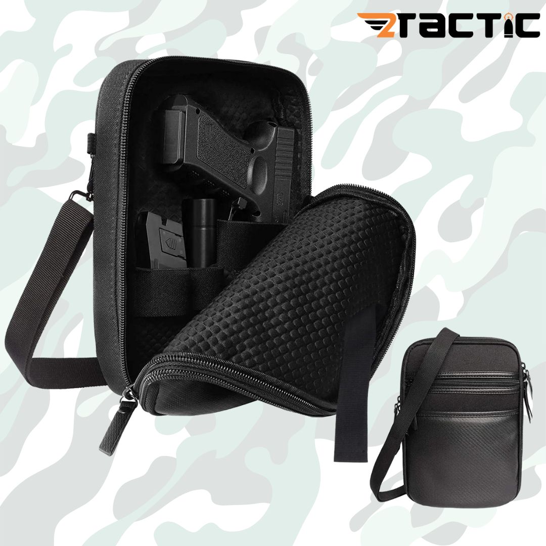 TG concealed carry gun pouch with shoulder strap