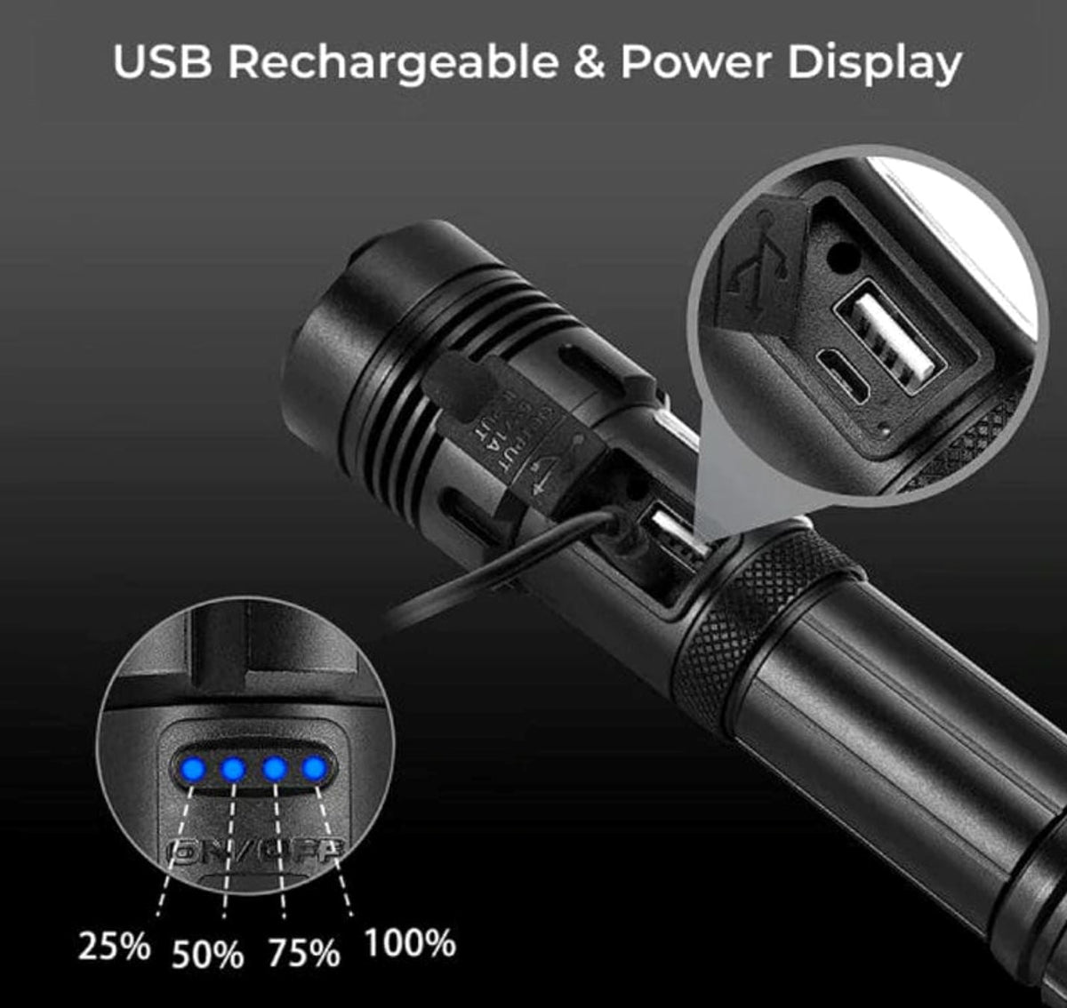 TG NightGuard Elite aluminum tactical flashlight with belt clip
