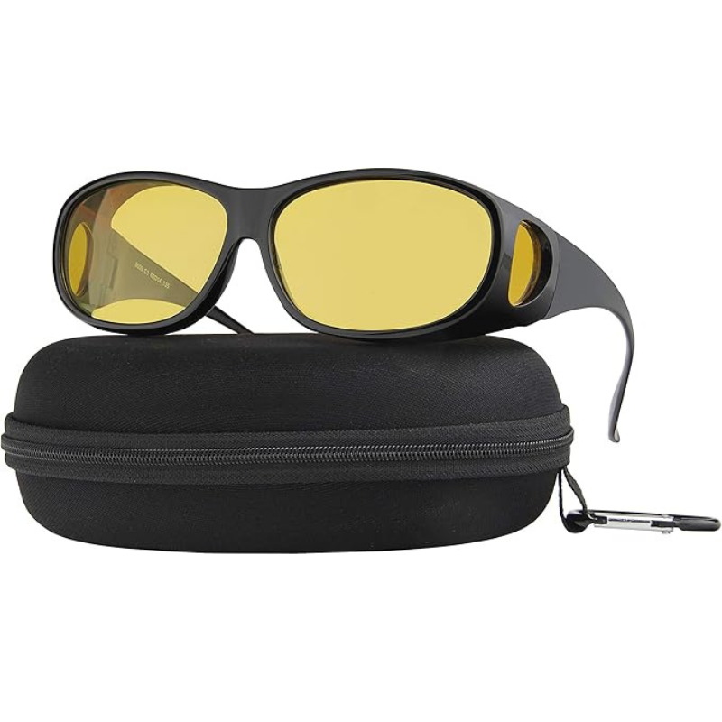 TG orange-lens fit-over night driving glasses