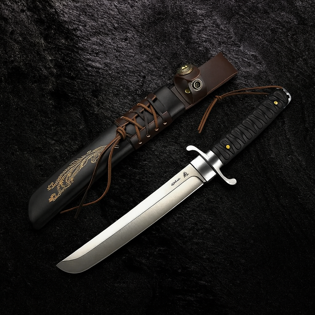 TG Ryukage tanto knife with D2 steel blade