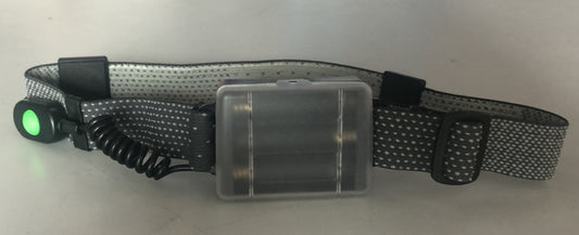 TG rechargeable COB headlamp with wide flood beam and red rear light