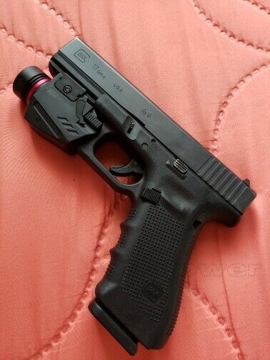 TG tactical flashlight and laser combo, product view 3