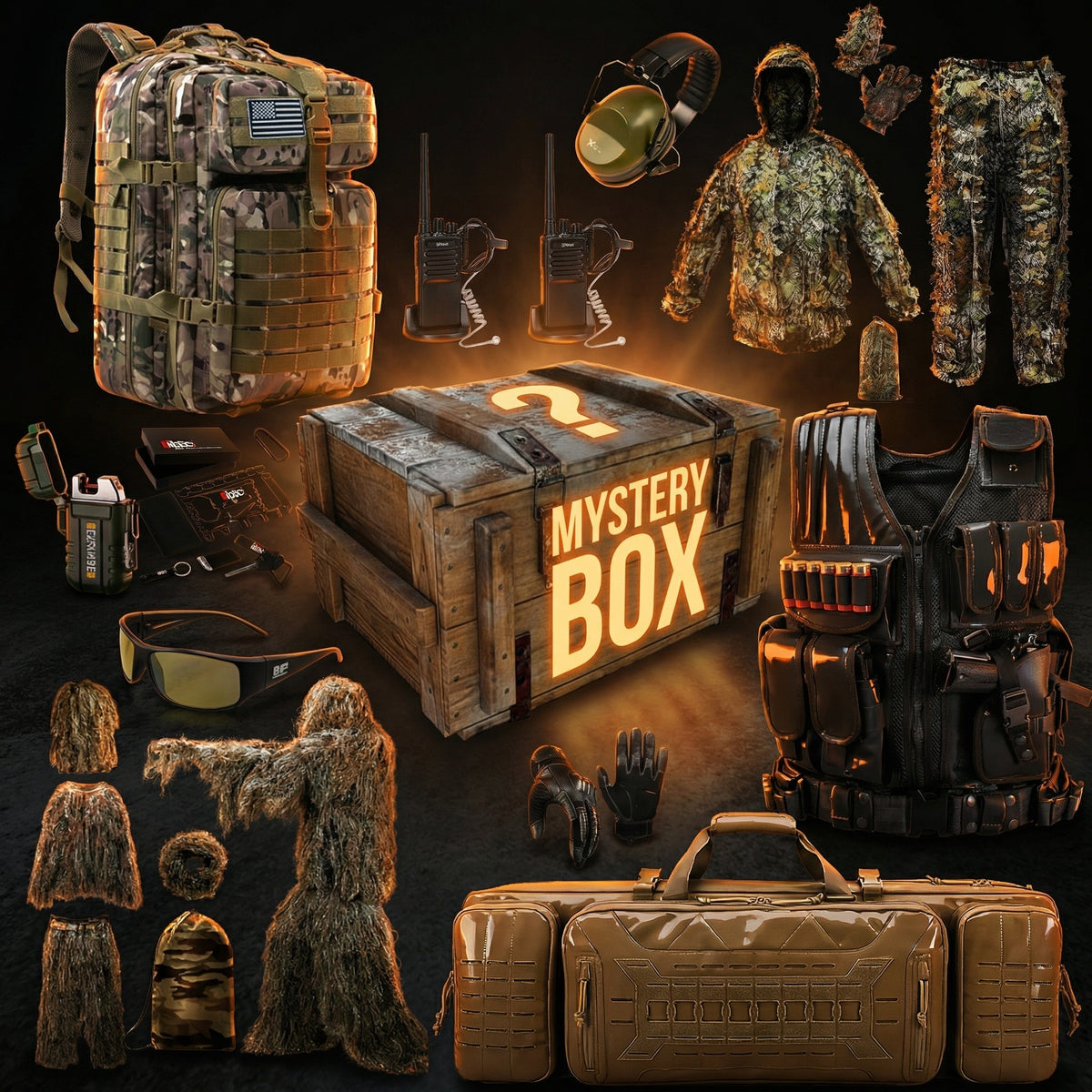 TG Outdoor Mystery Box, tactical and outdoor gear bundle